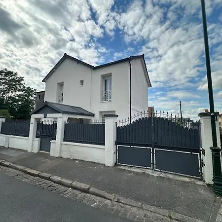 Luxueuse Villa Neuve Avec Jardin Colombes  Exterior photo